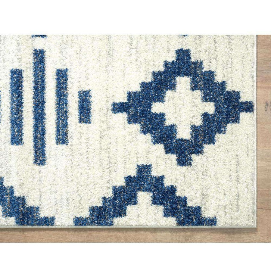 Rugs * | Casa Cream 6 Ft. X 9 Ft. Geometric Polypropylene Area Rug By Abani