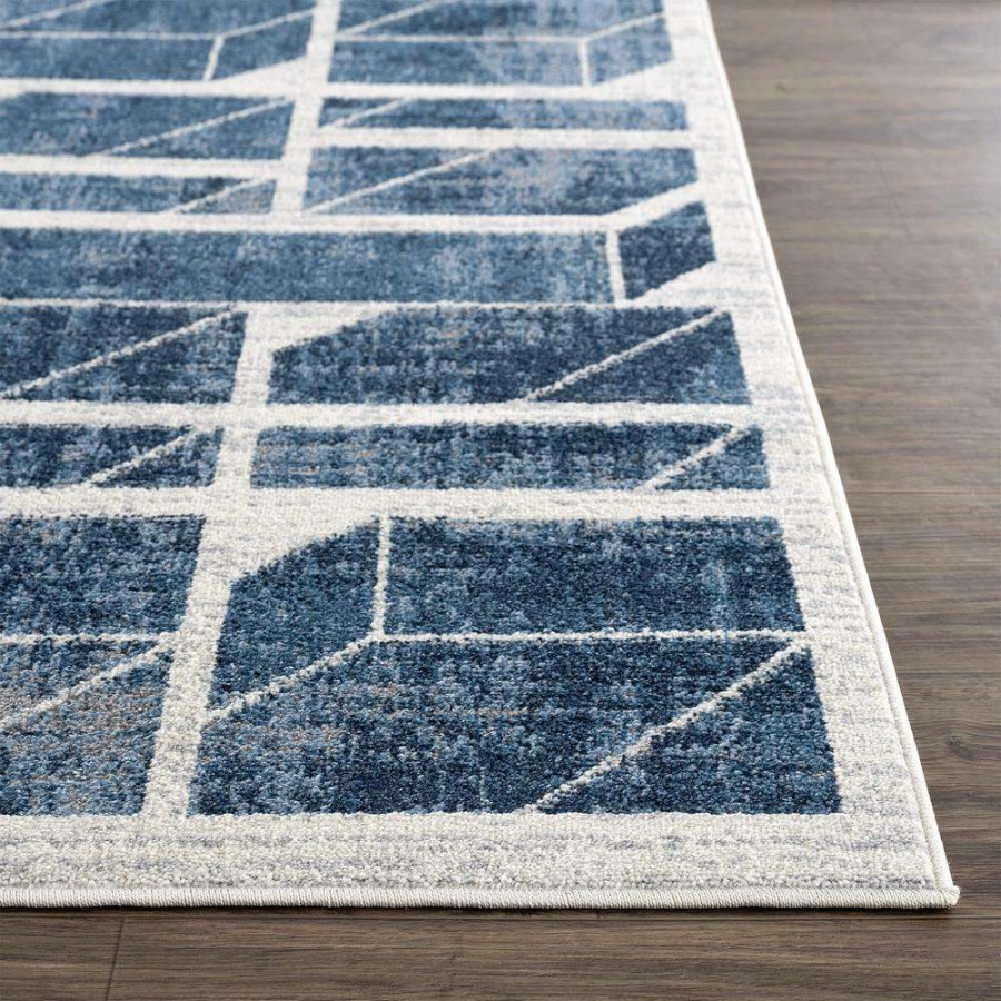 Rugs * | Abani Rugs Mist Mis160A 3C Box Blue 7 Ft. 9 In. X 10 Ft. 2 In. Rug